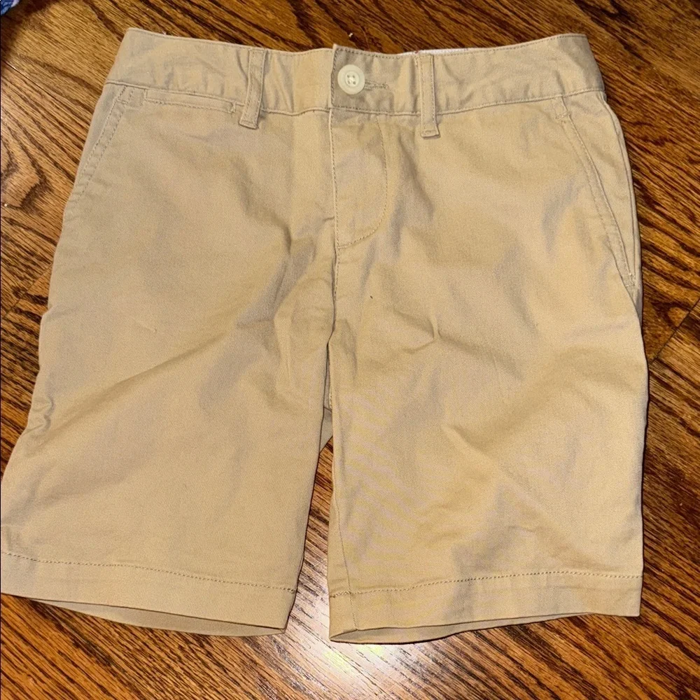 Ralph Lauren girls khaki shorts size 8 EUC